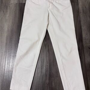 Cynthia Rowley Women's Cream Cropped Pants